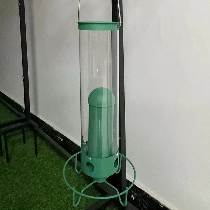 Squirrel-Proof Spinning Bird Feeder, Hanging Weight-Activated Seed Dispenser