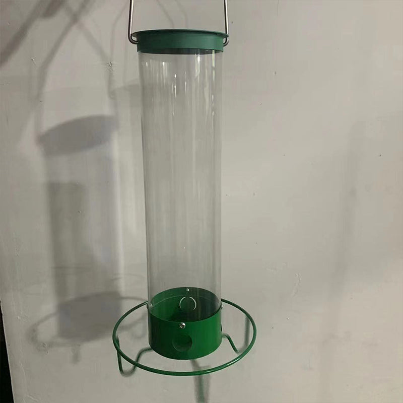 Squirrel-Proof Spinning Bird Feeder, Hanging Weight-Activated Seed Dispenser