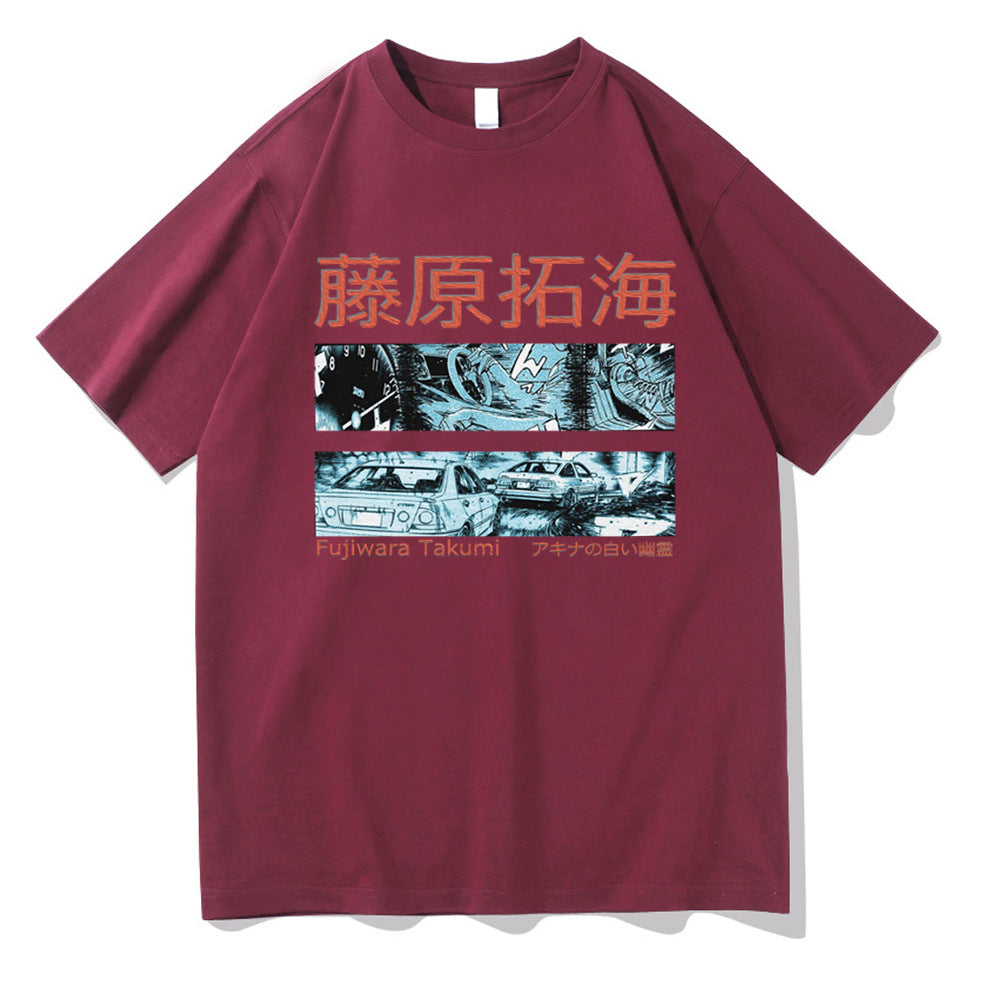 Initial D Printed Short Sleeve