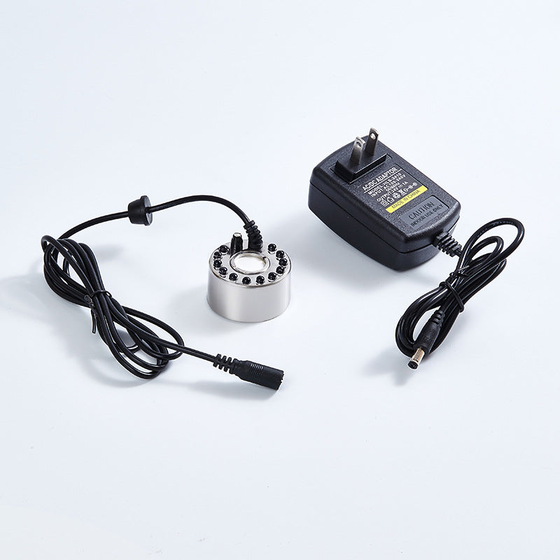 Small Ultrasonic Mist Maker Fogger – Automatic Pond Fog Machine for Garden, Pool, Fountain & Halloween Decor
