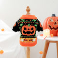 Pet Dog Cat Clothing Halloween Funny Pumpkin Sweater Autumn Winter Warm Apparel