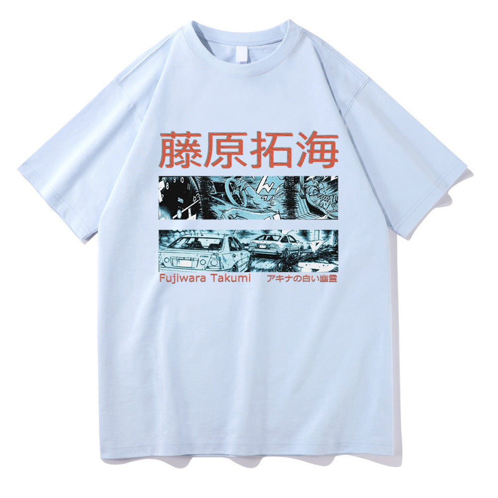 Initial D Printed Short Sleeve