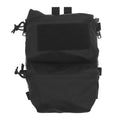 Tactical Back Panel Double General Purpose Pouch for FCPC V5 & Ferro Style Plate Carriers, Molle Utility Storage Bag
