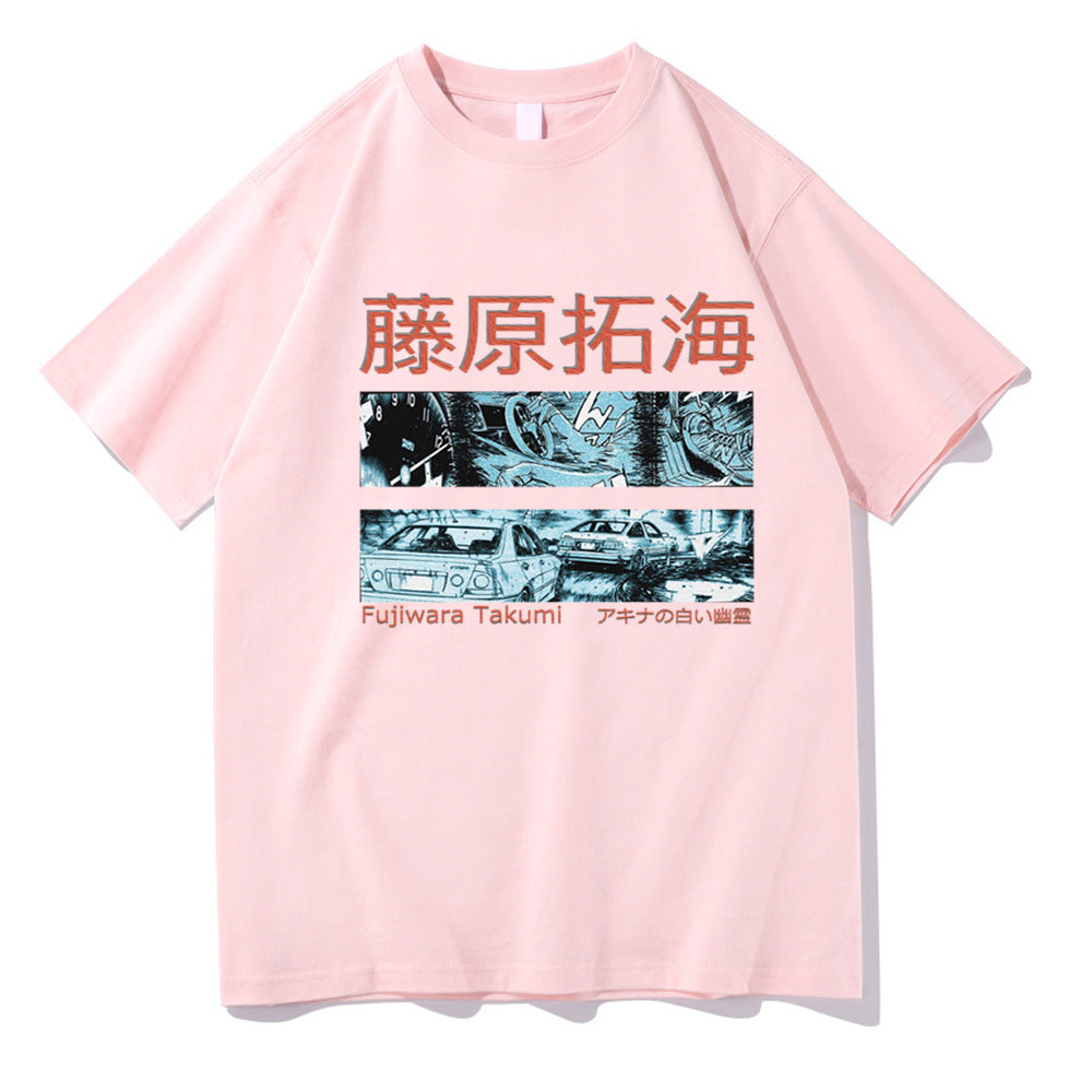 Initial D Printed Short Sleeve
