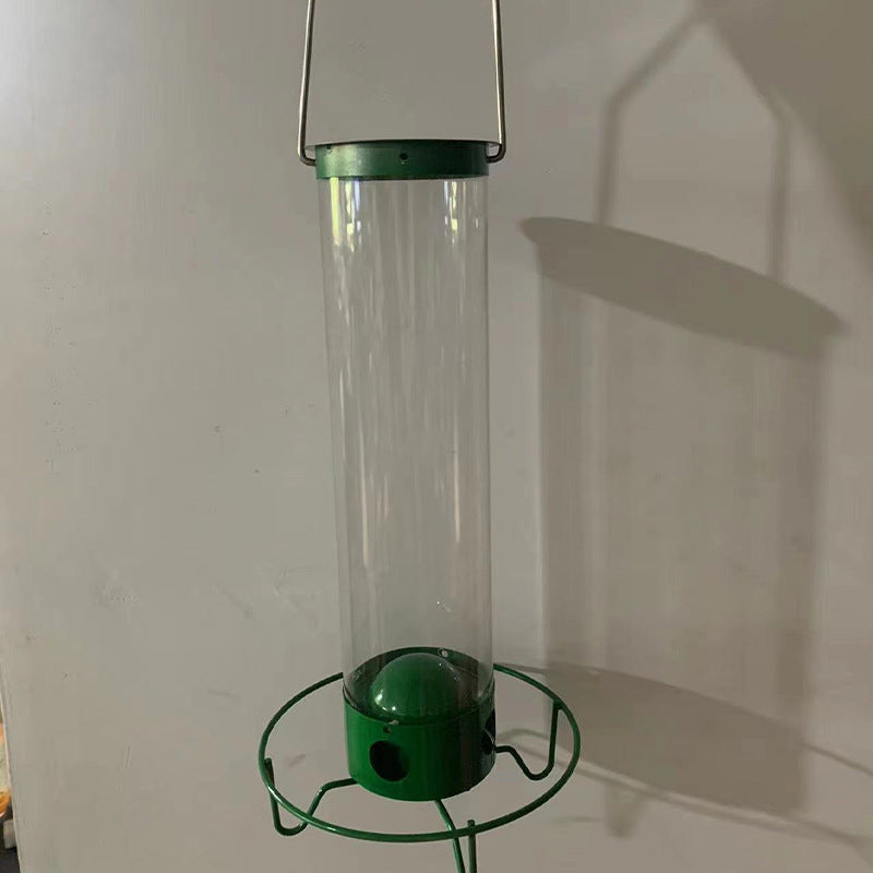 Squirrel-Proof Spinning Bird Feeder, Hanging Weight-Activated Seed Dispenser