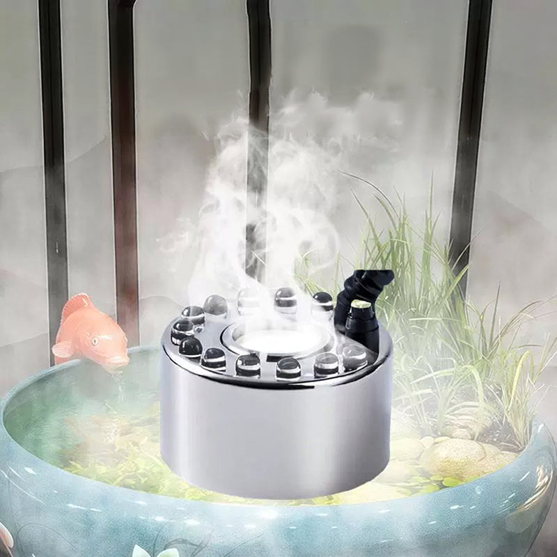 Small Ultrasonic Mist Maker Fogger – Automatic Pond Fog Machine for Garden, Pool, Fountain & Halloween Decor